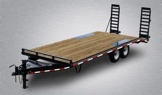 Model P Professional Pintle Flatbed Trailer PA